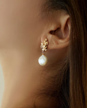 Lava Baroque Pearl Earring