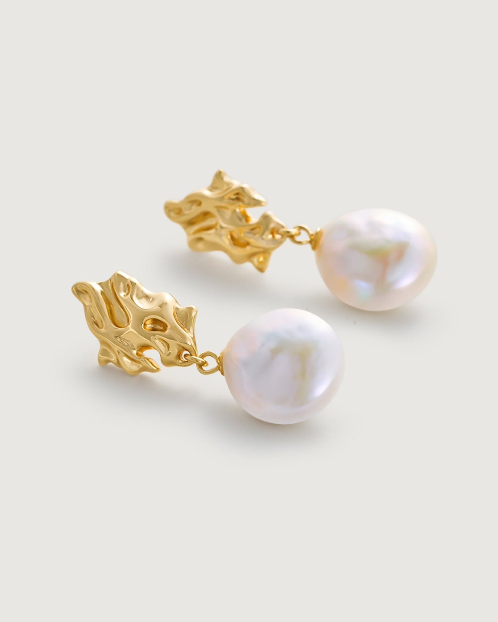 Lava Baroque Pearl Earring