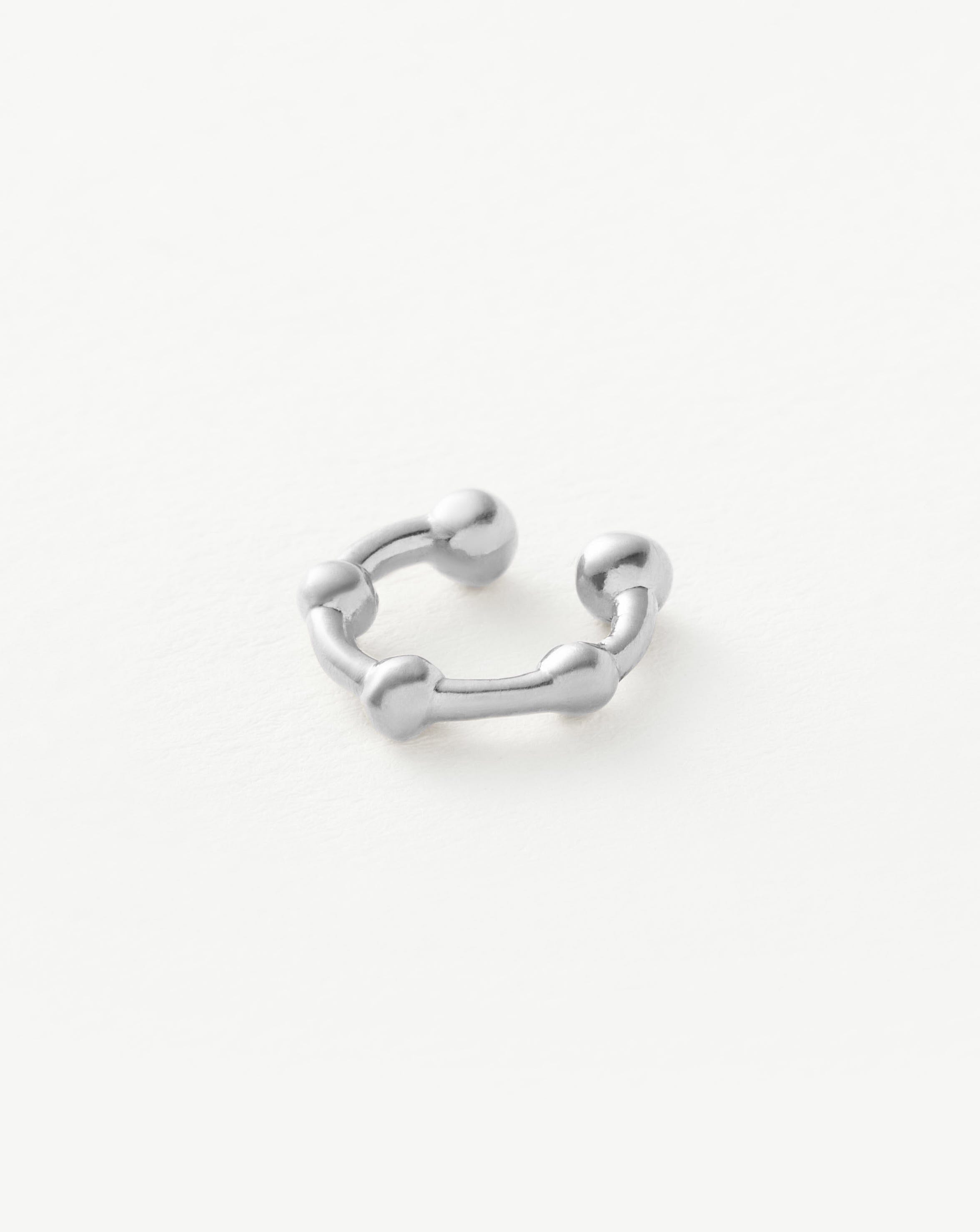 Lucy Williams Mini Orb Ear Cuff | Sterling Silver