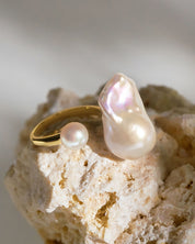 Micro Dew  Pearl Ring