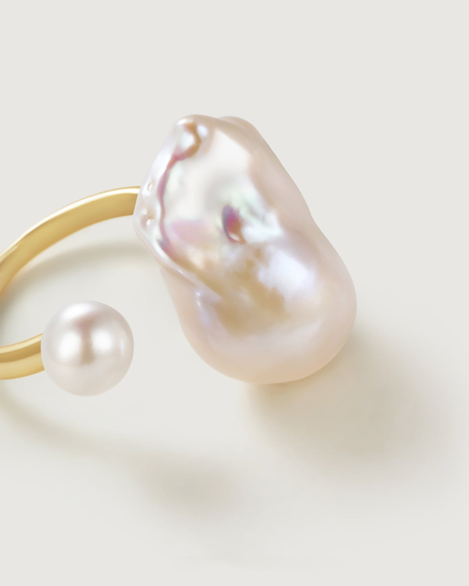 Micro Dew  Pearl Ring