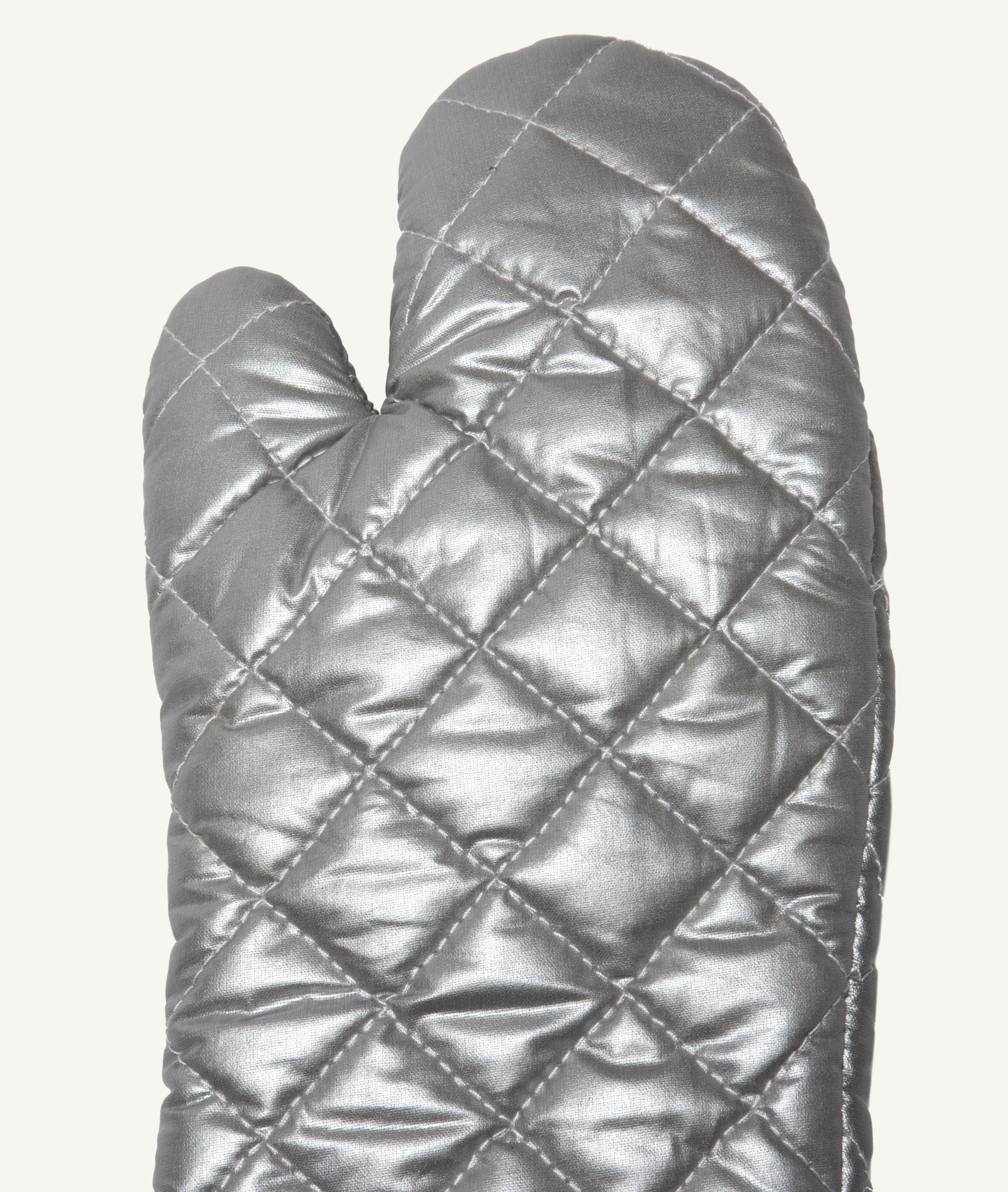 Opera Gloves, Metallic Silver