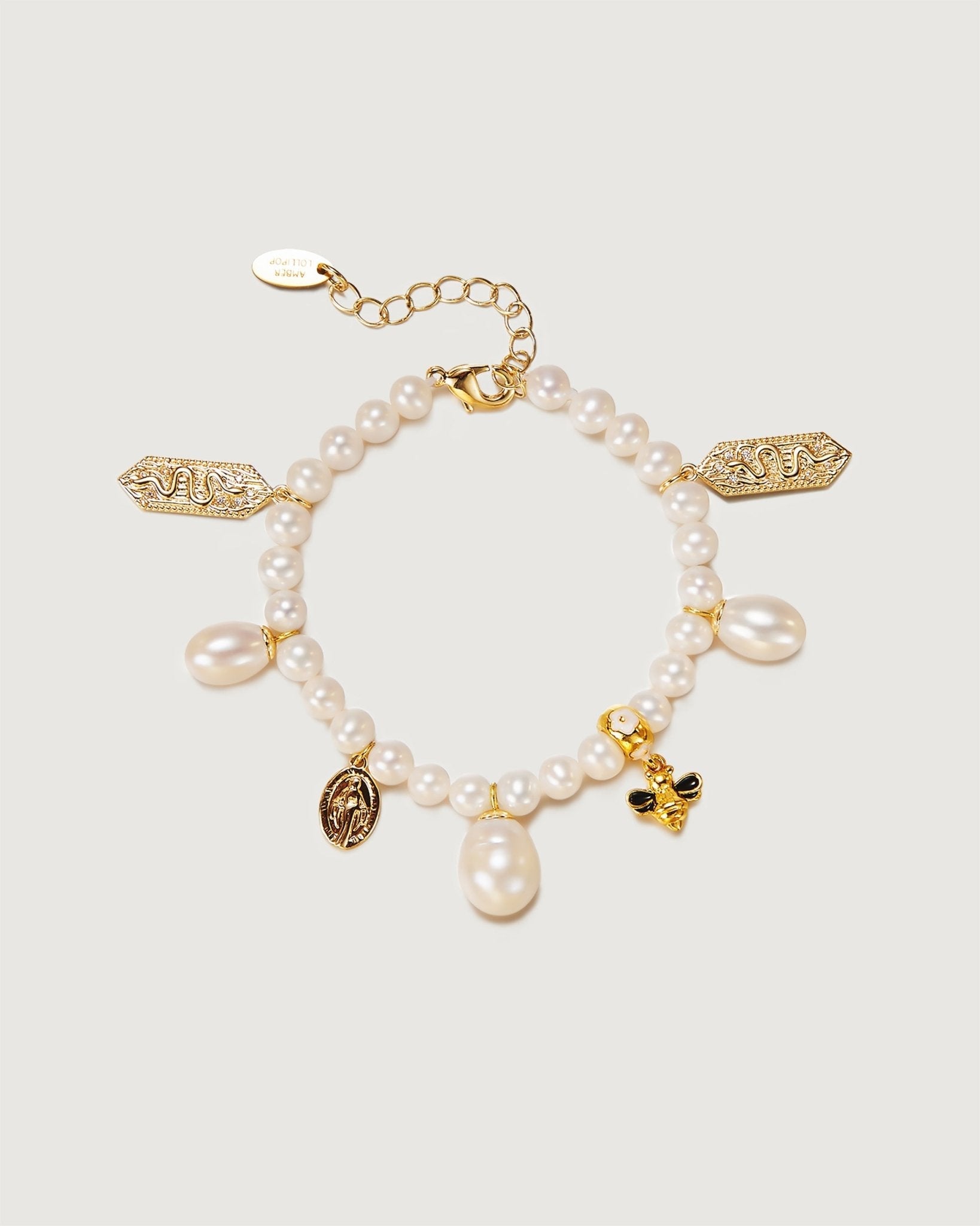 Moonlight Poet Baroque Pearl Bracelet