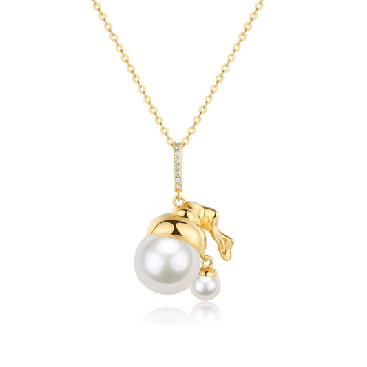 11-12mm Freshwater Pearl Girl Pendant Necklace