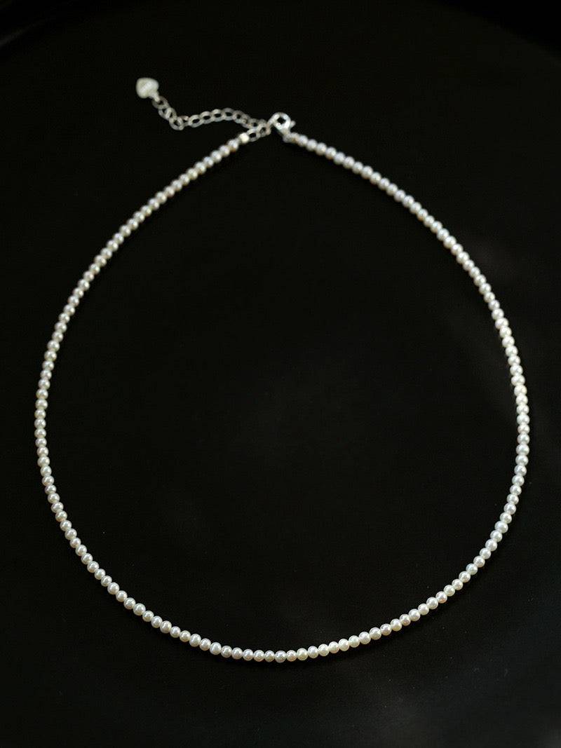 Classic Baby Pearl Strand Necklace 2-3mm