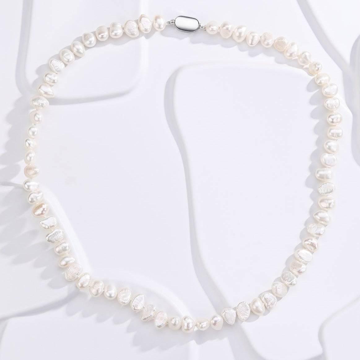 Baroque Pearl Strand Necklace 8-9mm Size