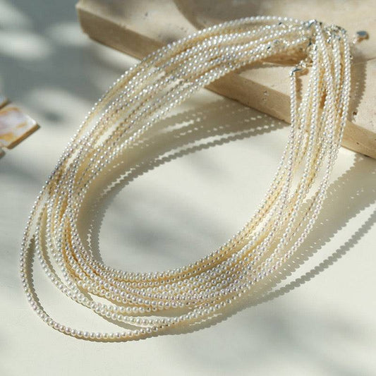 Classic Baby Pearl Strand Necklace 2-3mm