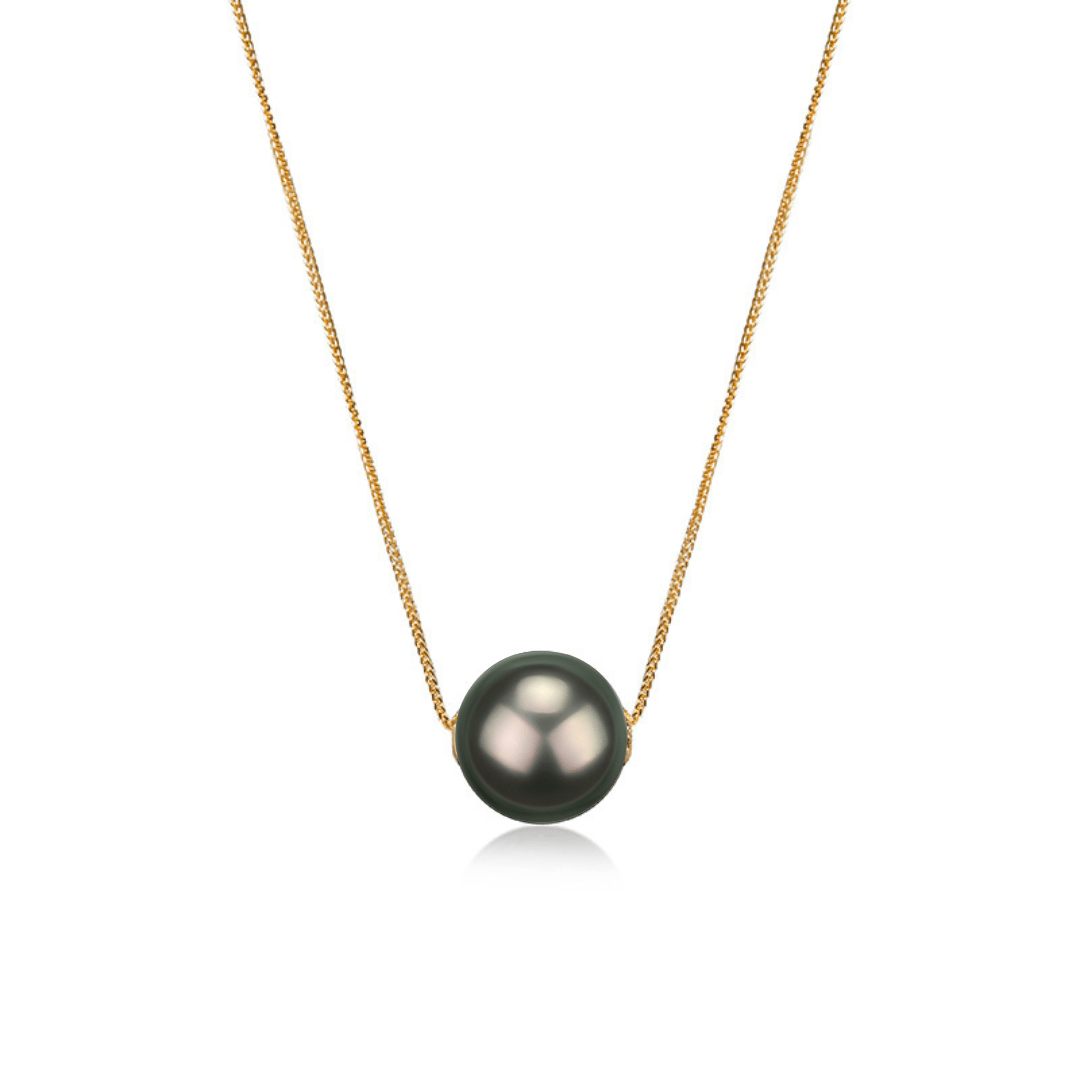 Floating Pendant with Tahitian Pearl Design