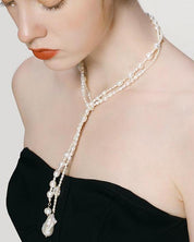 Night Rain Pearl Necklace