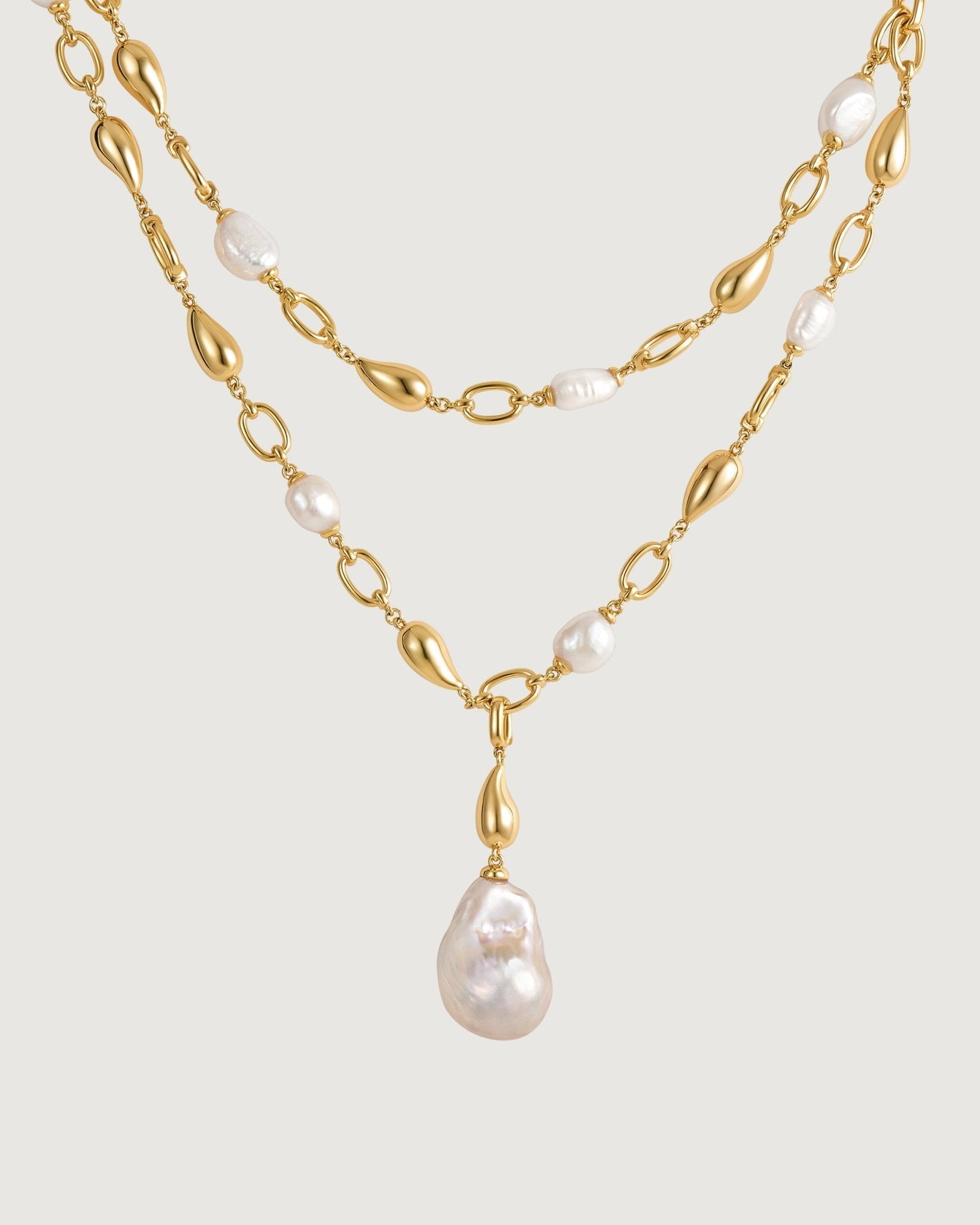 One To Wear Baroque Pearl Necklace