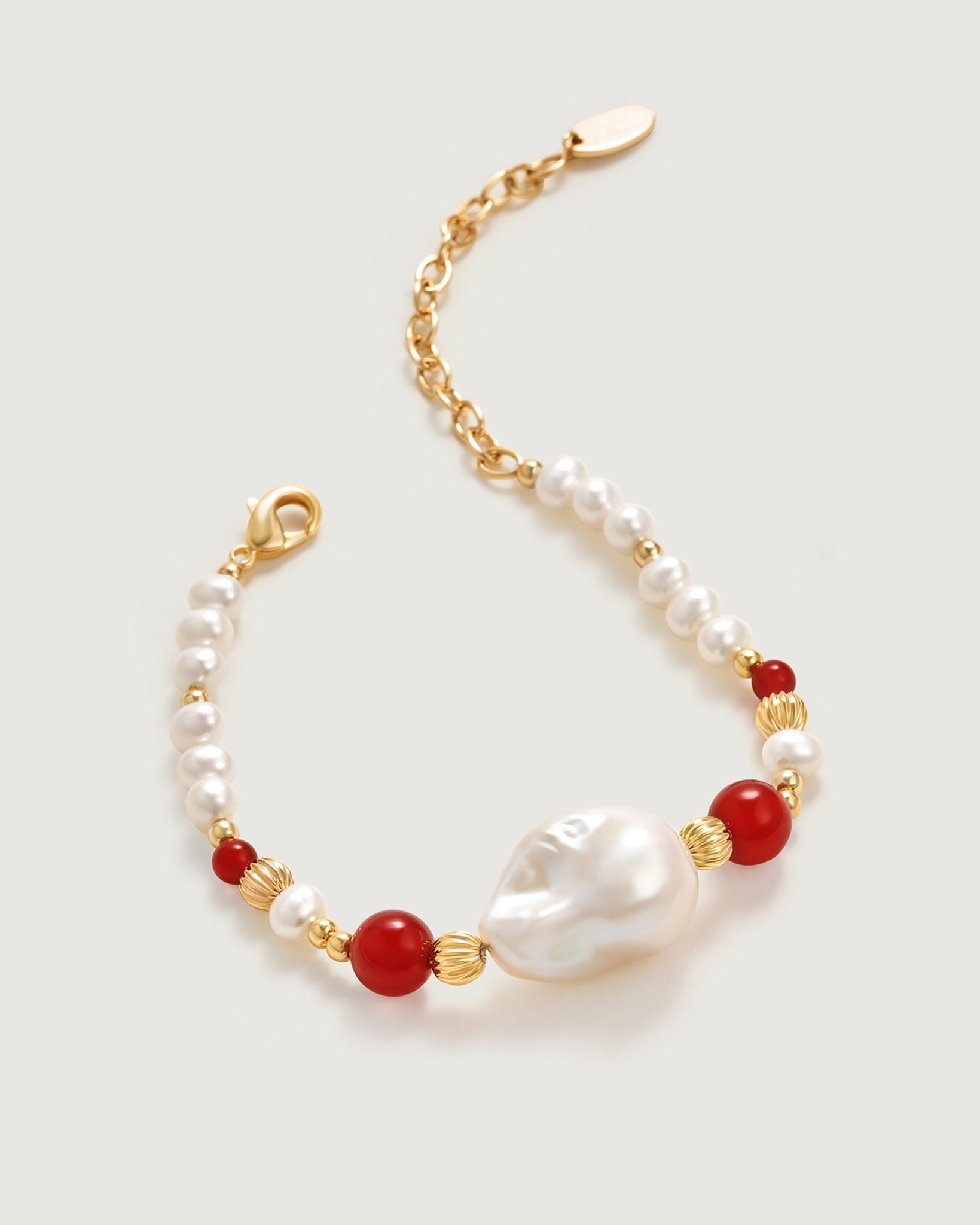 Pomegranate Baroque Pearl Bracelet