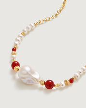 Pomegranate Baroque Pearl Bracelet