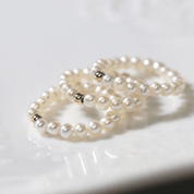 Scarlett Beaded Pearl Ring