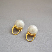 Celina Pearl Earrings Man-made Pearls