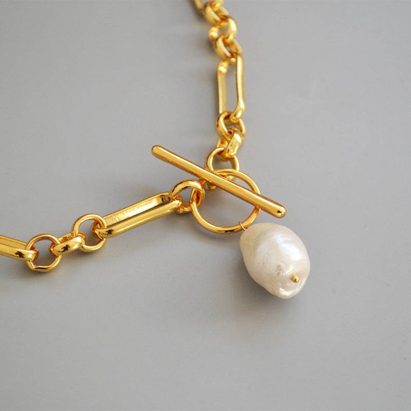 Baroque Pearl Vintage Choker Necklace