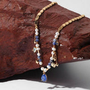 Elements Zircon Stones & Pearl Necklace