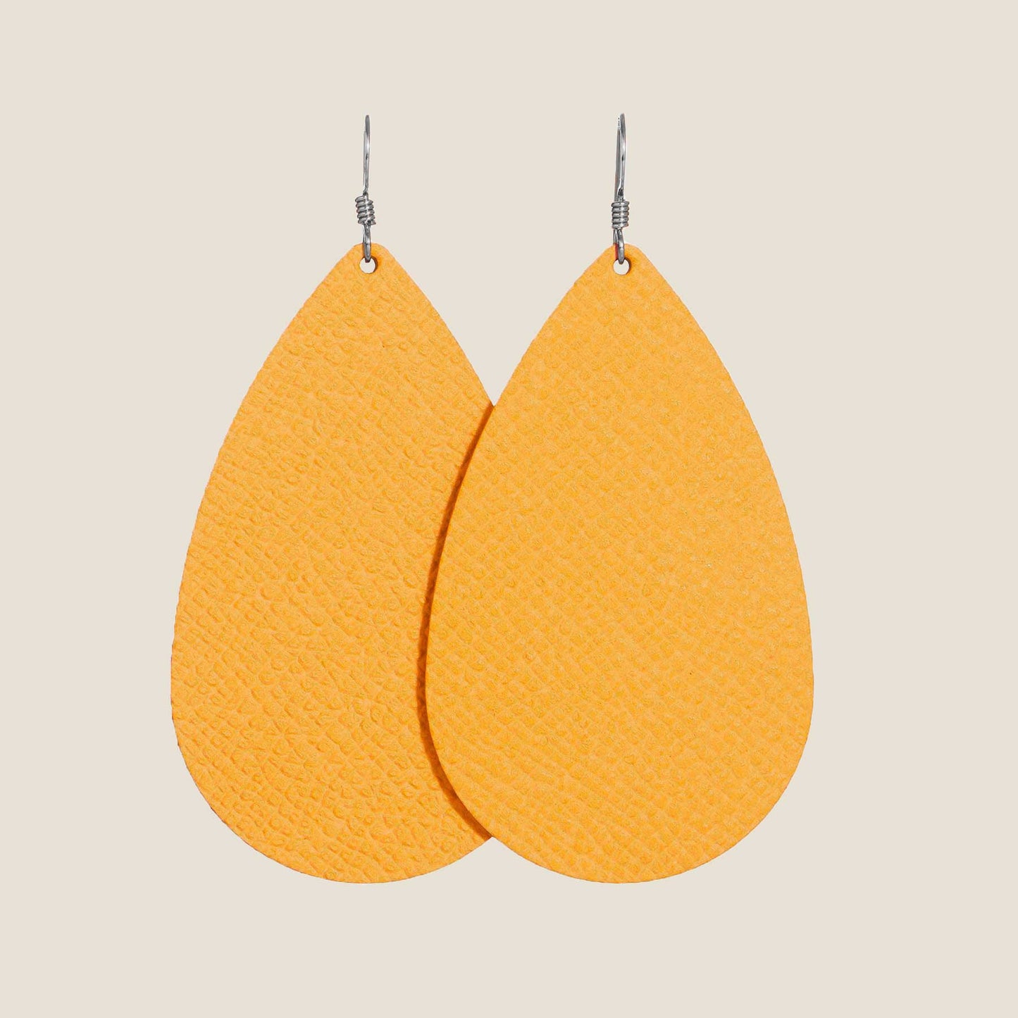 Teardrop Earrings in Silver and Gold