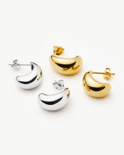 Savi Dome Mini Hoop Earring Set | Mixed Metal