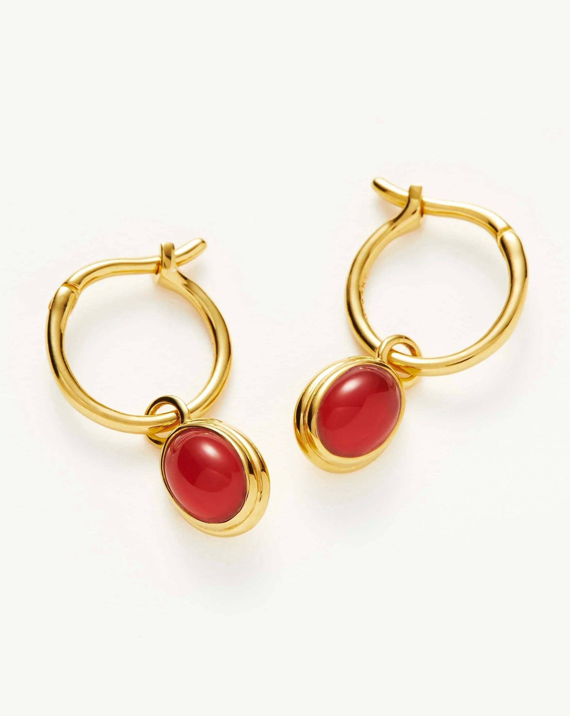 savi-gemstone-charm-mini-hoop-earrings-18ct-gold-plated-vermeilred-chalcedony-earrings-missoma-949910.webp