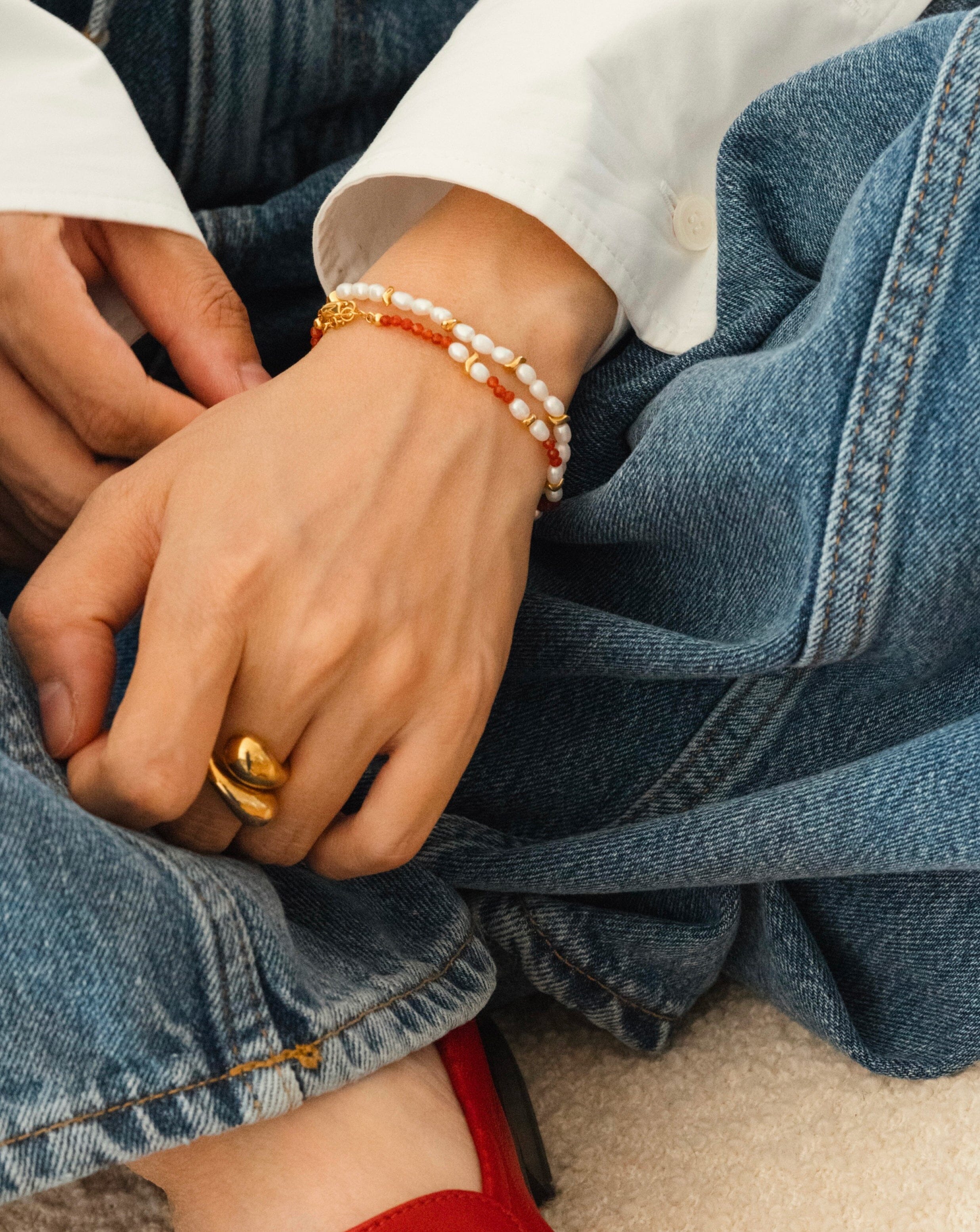 Savi Seed Pearl Bracelet | Pearl