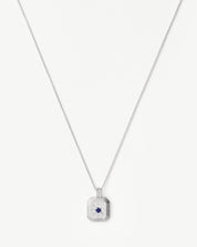 September Birthstone Pendant Necklace | Lapis/September