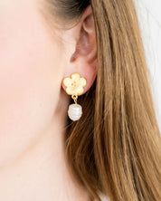 Poppy Pearl Drop Earrings