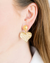 Heart Drop Earrings