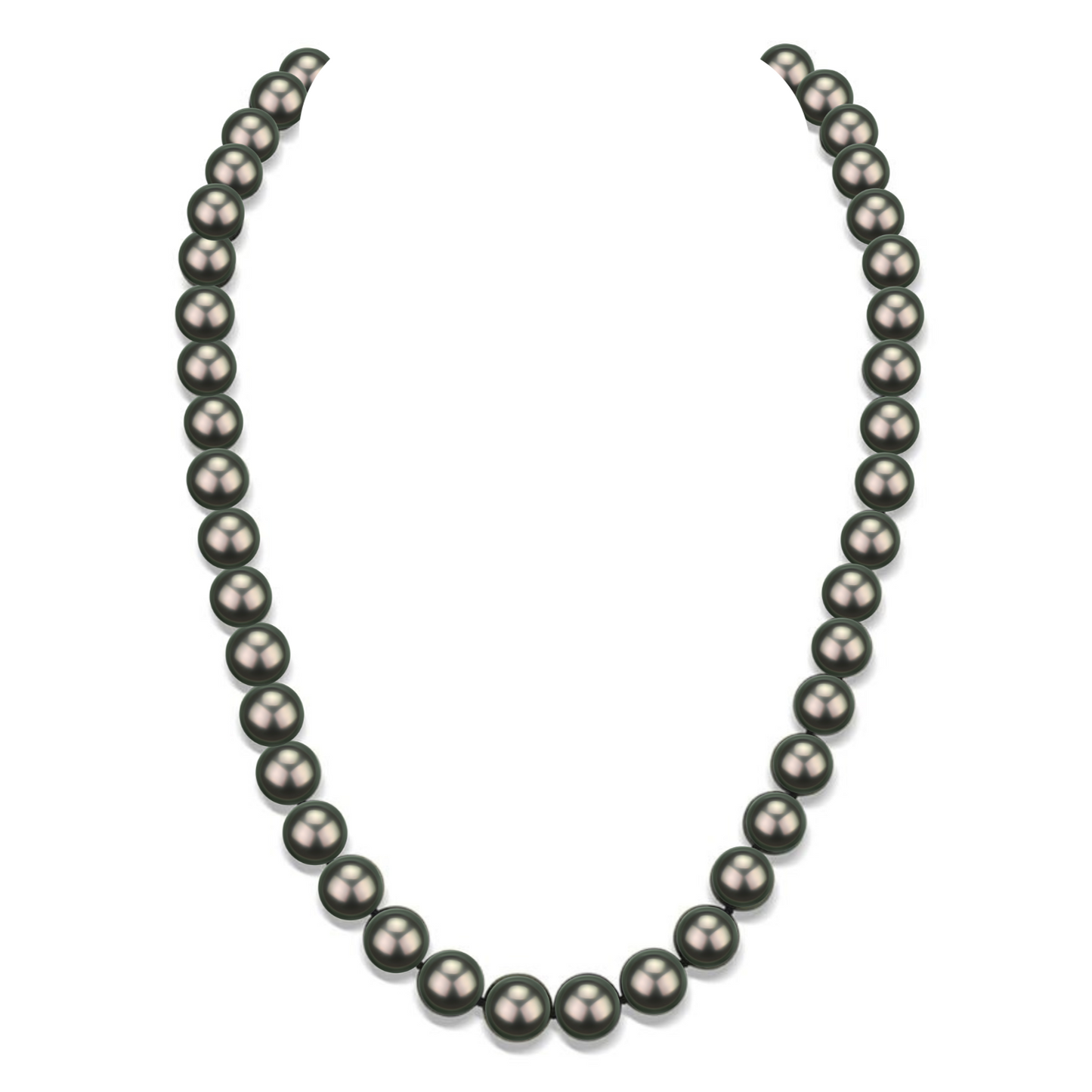 Tahitian South Sea Pearl Strand Necklace AAA Grade 8-11mm