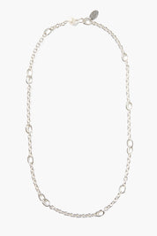 Frances Long Necklace Silver