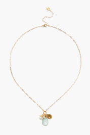 Vivienne Charm Necklace Gold Mix