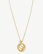 Zodiac Constellation Pendant Necklace - Gemini | 18k Gold Vermeil/Gemini