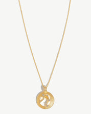 Zodiac Constellation Pendant Necklace - Libra | 18k Gold Vermeil/Libra