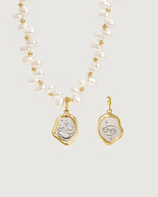 Zodiac Sign Pearl Necklace